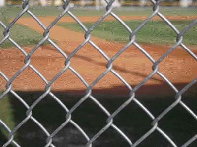 Chain link fence