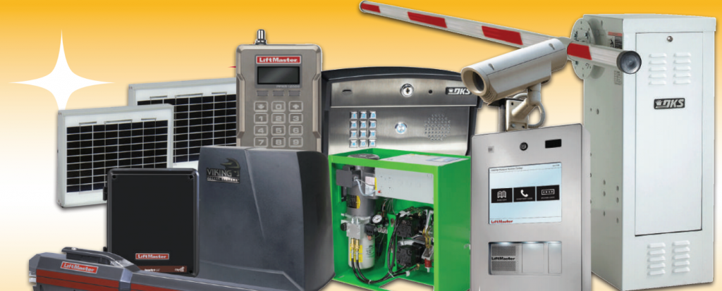 Gate operator, access control and security system equipment